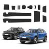 ECOZEN Dacia Duster 3 2024/2025, tappetino in gomma, tappetino antiscivolo per console centrale, portabicchieri, vani portaoggetti, vani portaoggetti, antiscivolo/protezione