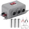 EIMSOAH Scaldino Invernale a 3 Fori 600W-800W a Riscaldamento Rapido, Riscaldatore Compatto per Auto con Interruttore a Doppia Marcia per Scongelamento, Riscaldamento
