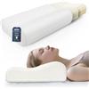 Kiseely Cuscino Memory Foam a Saponetta con Federa, Cuscino per alleviare la tensione del collo, cuscino rigido per il supporto di collo e spalle (Set di 1)