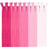 MARARDI [Pack 10] Cerniere Invisibili [Rose] Nylon [22 cm] Chiusure Lampo per Cucito e Artigianato per Stoffa Vestiti Borse per Cucire a Macchina Tessuto di Cotone con Chiusura in Metallo