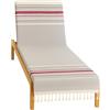 o-day Telo Mare Cotone Fouta 170x90 cm - Asciugamano Mare Cotone Leggero per Spiaggia, Lettino, Viaggio, Uomo Donna, Righe, Salvaspazio (Fucsia con Righe Azzurre)