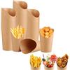 Weenwill Tazze per Patatine Fritte,50 Pz 12oz Bicchieri di Cartone Scatole di Patatine Fritte,Tazze di Carta Kraft Holder Contenitori per Patatine Fritte Contenitori per Sfoglia,Gelato,Cialda
