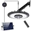 INDARUN Lampade Solari Esterno 108 LED 1200LM con Rilevatore di Movimento, Luce Solare Esterna Impermeabile IP65 con Telecomando, Applique da Parete Solare con Cavo da 5 m per Giardino Garage