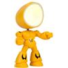 Dudùu Puppy Superhero - Lampada LED Tascabile a Forma di Supereroe, Luce Notturna e da Lettura, Senza Fili, Regalo e Bomboniera, Decorazione Cameretta, Scrivania e Feste a Tema (Giallo)
