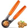 Jecdfs 1pcs Schiaccianoci con pregiato Manico in Legno,schiaccianoci Acciaio Inox schiaccianoci Massiccio, per Noci, Nocciole, Noci del Brasile - Cracking Preciso Senza Schiacciare Il Gheriglio