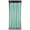 Nordring 12 candele a punta 2,3 cm x 25 cm di altezza, verde muschio, certificato RAL, antigoccia e poco fumo 8 ore. Durata della combustione: decorazione da tavolo e candelabri