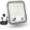 PICAA Lampada da Esterno LED 30W, Luce da Lavoro 3000LM 6500K, Illuminazione di Sicurezza Impermeabile IP65 con Spina per Porta d'Ingresso, Magazzino, Parcheggio, Cortile, Strade (1pz)