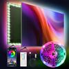 Liwqolx Striscia LED 7 Metri, Led Striscia Comandabile Tramite app E telecomando, 30 LED/Metro, Sincronizzazione Musicale, Alimentazione USB per Camera, Soggiorno, Cucina, Camera da Letto, Bar, Festa