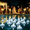 Yakpo 24 candele galleggianti a LED galleggianti, per esterni, funzionamento a batteria, senza fiamma, impermeabili, galleggianti per vasi, stagni, decorazioni per matrimoni