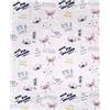 sarcia.eu Disney Stitch e Angel Piumoncino per Bambina, Trapunta di Colore Bianco-Rosa 120x150cm Oeko-Tex