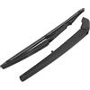 Fydun Set di Bracci per Spazzole Tergicristallo Posteriore per Auto Accessori per Auto 46835901 Ricambio per Panda 169 2003-2012, ABS Nero