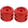 Amosfun Gancio Stopper Per Cavo Di Verricello Plastica Protezione Per Gancio Di Traino Accessori Auto Per Utv E Atv Design Con Protezione Per Corda Facile Installazione E Compatibilità Versatile