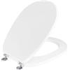 MODULARREDO | Sedile per WC LIUTO, Tavoletta WC, Copriwater, Copri Wc, Copriwater Bianco, Ideal Standard, 35,8x46 cm, Bianco