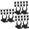Uonlytech 36 Set Fibbia Per Il Calcio Dell'armadio Clip Per Le Gambe Staffa Per Rifiniture Del Battiscopa Clip Di Protezione Per Le Gambe Dell'armadio Fibbia Del Piede Dell'armadio Plastica
