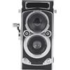 XUMIUZIY Camera Digitale in Miniatura Vintage, Autofocus da 12 MP, Video FHD 1080p, Fotocamera Digitale in Stile TLR Portatile con Schermo HD da 1,54 Pollici, Batteria da 1200 MAh, Adatto