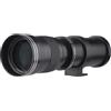 Andoer Obiettivo zoom per fotocamera MFF F/8.3-16 420-800 mm T-Mount universale 1/4 filettatura di ricambio full frame superobiettivo adatto per fotocamere EF/EF-S