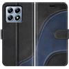 BoxTii Cover per Xiaomi 14T PRO, Custodia in PU Pelle Portafoglio, Magnetica Flip Cover a Libro con Slot per Schede per Xiaomi 14T PRO, Nero