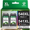 GREENSKY 540XL 541XL Multipack Compatibile per Cartucce Canon 540 541 XL per Pixma MG3650s MG3650 MG3600 TS5150 TS5151 MG3350 MG3500 MG3550 MG4200 MX425 MX475 MX525 PG540XL Nero CL541XL Colore
