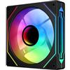 Jungle Leopard Prism4 Infinite Mirror Series ARGB PWM Computer PC Fan 120mm (Black Reverse Flow, Prism4PRO)