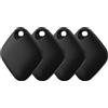 RSH Air Tracker Tags 4 Pezzi, Funziona con Apple Dov'è (Solo iOS), Localizzatore Bluetooth Trova Oggetti 365 Giorni, Batteria Sostituibile, Impermeabile IP67, Chiavi/Portafoglio/Bagagli/Valigie