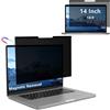 RanBluu 14 Pollici Filtro Privacy Premium, Filtro Privacy Premium & Filtro Anti Luce Blu, Magnetico Rimovibile Pellicola de Protezione per Filtro Monitor/Laptop Computer (14 pollici 16:9)