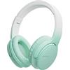Sungive Cuffie On-Ear Bluetooth 5.3 wireless e cablate｜30h autonomia & ricarica rapida｜Chiamate HD, riduzione rumore｜158g pieghevoli｜Per gaming/ufficio/studio｜Compatibili con iOS/Android/PC,Verde