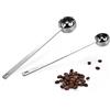 U-Taste Set di 2 Misurini per Caffè, Misurini in Acciaio Inox 18/8, 25cm | Manico Extra Lungo da 21,5cm per Grani, Polvere, Espresso, Ideale per Contenitori Alti, Lattine