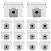 Rrochio 14 Sacchetti per ECOVACS T30C Omni, Accessori Ricambi per Aspirapolvere ECOVACS DEEBOT X9 PRO Omni, T80 Omni, T50 Gen2 Omni, X8 Pro Omni, T30C Pro Omni, 3,4L Capacità Sacchetto