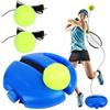 AKONE Tennis Trainer, set da tennis per allenatori, baseboard con 3 palline da tennis metalliche, strumento per l'allenamento del tennis, per adulti