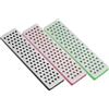 PATIKIL Ski Snowboard Diamond Stone 100mm, 3 Pack 240/500/1000 Grit Coarse/Fine Affilatore per Bordi di Sci E Snowboard Diamond Edge Files Pietra per Affilare, Nero/Fucsia/Verde