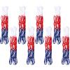 FSSTUD 8 reti da basket piccole resistenti per canestro da basket in nylon di ricambio per basket standard spesse reti per bambini per cerchi a 8 anelli
