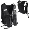 KATIMI Zaino Trail Running, Zaino Idratazione Super Leggero, Gilet Running Uomo Donna, Gilet Running Vest Riflettente con Tasche per Corsa Ciclismo Maratona Trekking Trail （Nero）