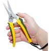 YONGZHAO Capra multiuso da 8 pollici Capra zoccolo da alpaca Zoccoli di maiale Cesoie da taglio Ultra ramoscello Potatura dritta Fiorista Scissors Giardino multi-tasking Snips con lame seghettate