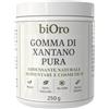 biOro Gomma di Xantano Pura 250g - Addensante Naturale per Uso Alimentare e Cosmetico - E415 - Vegan, Senza Glutine, No OGM - Per Cucina Molecolare, Gelati, Zuppe, Dolci e Mixology