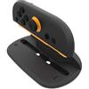 Generico 2PC Mouse controller di gioco Mini Topi ergonomici portatili Maniglia staffa controller sinistra+destra Custodia Per Switch 2 Per gli accessori di gioco J-Con (Nero)