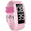 aswan watch Orologio Digitale Bambina Bambino con Cronometro,Contapassi,Distanza e Calorie Senza APP,Calendario,Sveglia-Orologio Fitness Tracker per Ragazze e Ragazzi con Cinturino in Silicone
