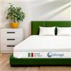 DOLCI SOGNI Topper 100% Memory Foam 120x190 cm - Effetto Rinfrescante - 100% Made in Italy, Certificato OEKO-TEX® & CertiPUR™, Spessore 7 cm, Fodera con trattamento Cooler Rinfrescante