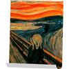 My Custom Style Poster Locandina Stampata su Carta Fotografica 200gr. #Arte-L'urlo, Munch#. 40x50cm