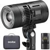 Godox RS60BI Luce Video LED Bi-Color, con CCT 2800-6500K, 11 Effetti di Illuminazione, HSI e Alto CRI 97+ TLCI 98+, Supporta Controllo DMX/APP e Soluzioni di Alimentazione Multiple