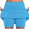 Briskorry 2024 Gonna da donna con pantaloncini interni, gonna da corsa 2 in 1, gonna da tennis, a vita alta, con pantaloni, gonna da golf, da golf, sport, leggings sportivi con gonna estensibile, per