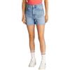 Tommy Jeans Donna Pantaloncini in Jeans Mom Short Vita Alta, Blu (Denim Light), 30W