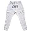 DSQUARED2 Pantaloni da Tuta Lungo Icon S79KA0001 Bianco (IT, Testo, XXL, Regular, Regular, Bianco)