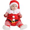 Meaunzyl Completo Neonato Invernale Costume Elfo Tutine Bambino Ragazze Ragazzi Pagliaccetto Neonato Elegante Cappellino Costume Di Prestazioni Vacanza Natale Regalo Natale Neonato 0-18 Mesi