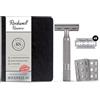 Rockwell Razors Rasoio di sicurezza regolabile a doppio bordo in acciaio inox 6S + 5 lame svedesi in acciaio inox