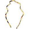 Topkids Accessories Cerchietto per capelli a zig zag, con denti di squalo, fascia per capelli con pettine a zigzag, impugnatura ondulata, con sega, dentata (onde strette)