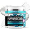 SHENT & MENT Crema Viso Retinolo 3% Antirughe Antimacchie Effetto Lifting Idratante Illuminante con Acido Ialuronico Collagene Niacinamide Trattamento Antiage Pelle Matura Sensibile Uomo Donna 50ml