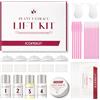 ICONSIGN Aggiornamento 2 in 1 Kit permanente per ciglia con estratto vegetale e kit di laminazione per sopracciglia con lozione permanente ipoallergenica ad alta capacità per risultati di qualità