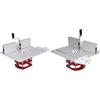 Pissente Piastra di Base del Tavolo Router Universale per Macchine Smistamento di Taglio a Fessurazione in Legno (SILVER)