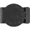 Yhenlovtt Fondina professionale con clip per cintura, con base magnetica, antiscivolo, resistente ai graffi, per officina, cacciaviti, chiavi, colore nero (43 mm)