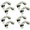 LOOTICH 135 Grado Clip-on 35 mm Cerniera Angolare per Porta Pieghevole Cerniere Speciali per Armadio Mobili Porte Ante d'Angolo 8 Pezzi